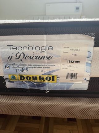 Colchon y base 135”190
