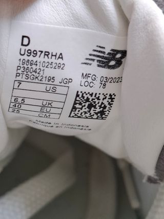 Grey New Balance sneakers 
