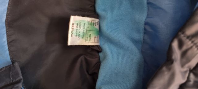 Lote abrigo y chaleco ligero 12-14