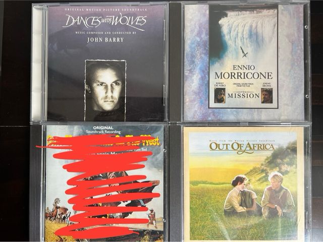 3 CDs BSO. JOHN BARRY/ ENNIO MORRICONE. 