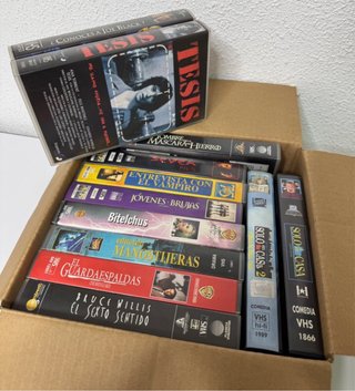 GRAN LOTE DE 14 PELÍCULAS VHS ÉXITOS DE HOLLYWOOD