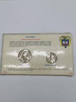 Set Oficial de Monedas de Colombia - Sin Circular