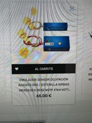 Emulador sensor ocupación asiento SRS