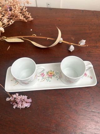 Tazas porcelana Limoges
