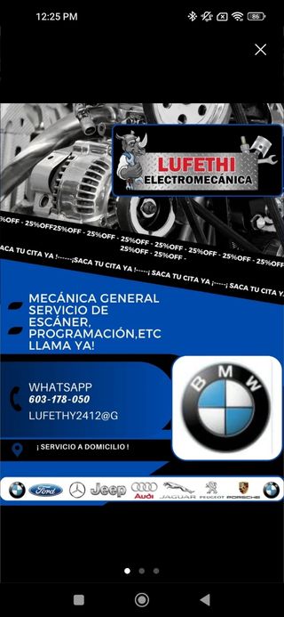 ¡Mecánico/electrónico a Domicilio!