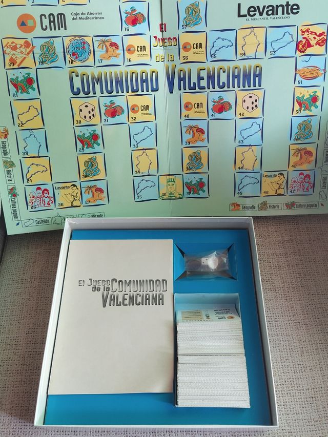 Juego de mesa La Comunidad Valenciana