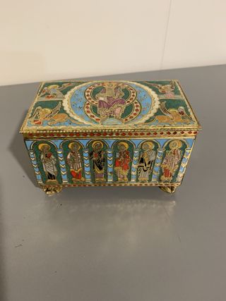 Arte Sacro: Caja de Esmalte al Fuego Morató