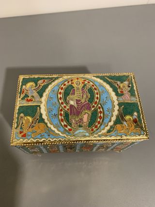 Arte Sacro: Caja de Esmalte al Fuego Morató