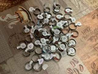 189 Anillos acero inoxidable