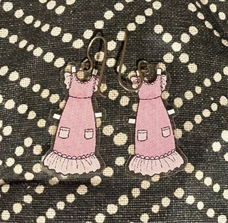 Pendientes vestido “recortable”