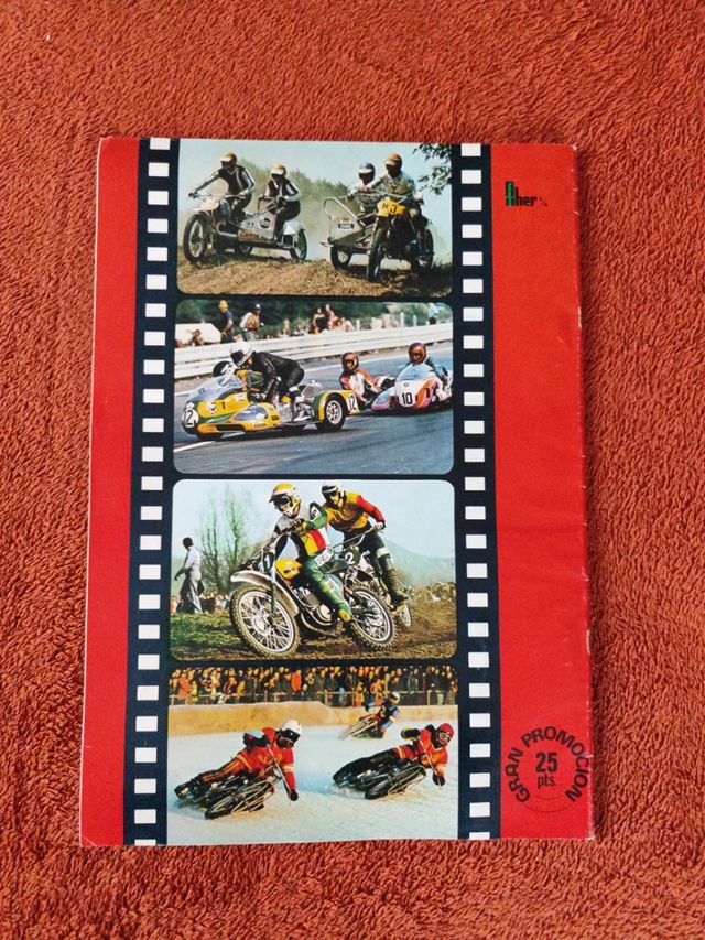 Álbum de cromos Grand Prix.  Vacío.