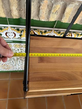 ESTANTERIA HIERRO Y MADERA