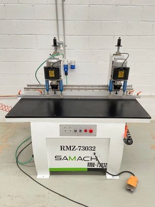 MÁQUINA DE PERFORACIÓN DE BISAGRAS DOBLE CABEZAL