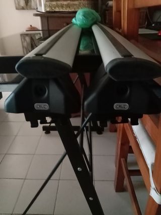 Barras porta equipajes "Cruz"aluminio reforzado 