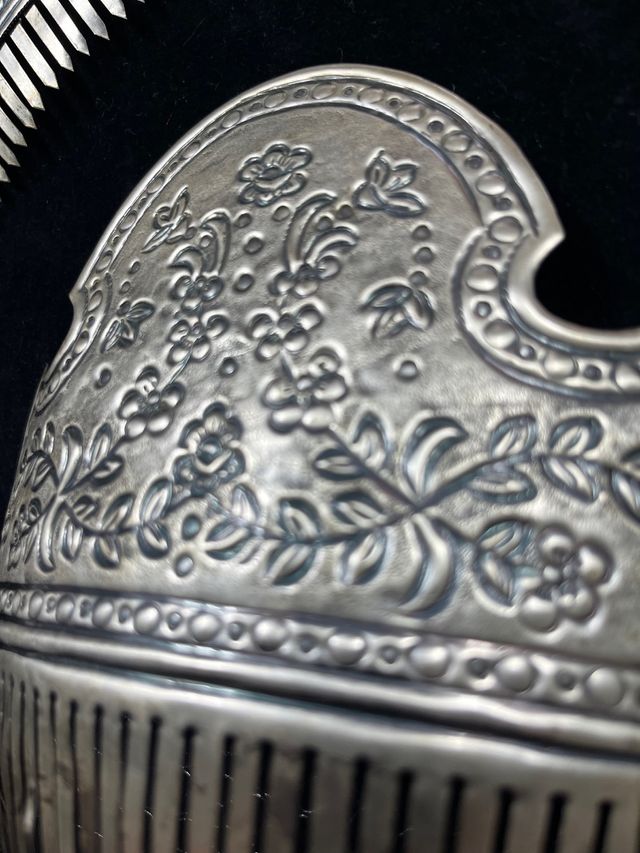 Peinetas fallera plata