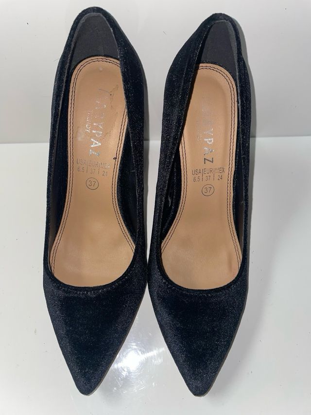 Zapatos de tacón alto negros numero 37