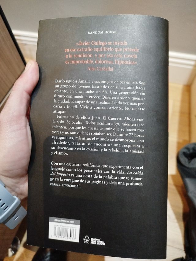 La caída del imperio . Javier Gallego