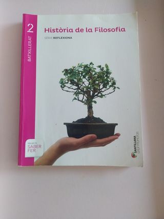 Història De La Filosofia, Batxillerat 2