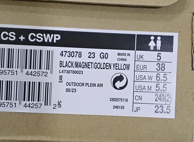 Zapatillas  Salomón cswp senderismo 