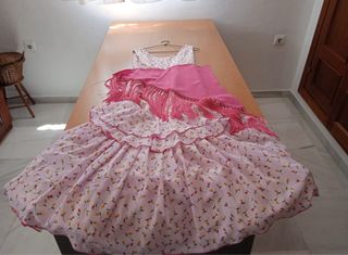 Traje de flamenca/gitana talla S.