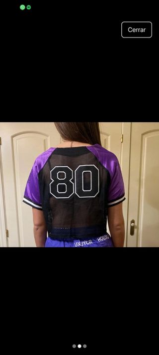 Camiseta corta.Crop top