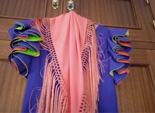 Traje de flamenca/gitana talla S.