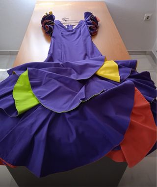 Traje de flamenca/gitana talla S.
