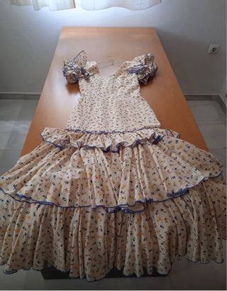 Traje de flamena/gitana talla S.