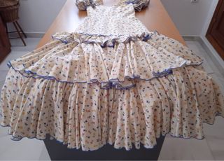 Traje de flamena/gitana talla S.