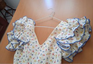 Traje de flamena/gitana talla S.
