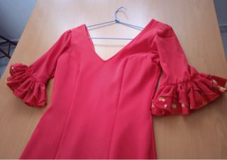 Traje de flamenca/gitana talla S. 