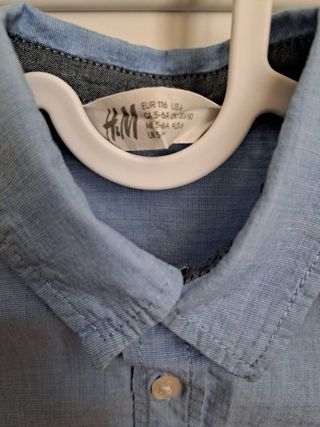 Camicia bimbo HM celeste