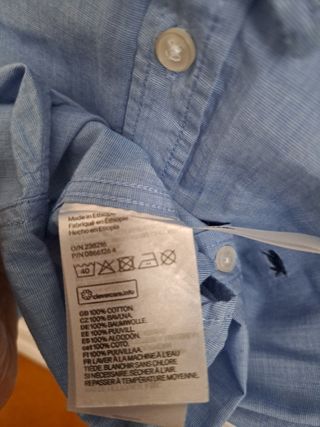 Camicia bimbo HM celeste