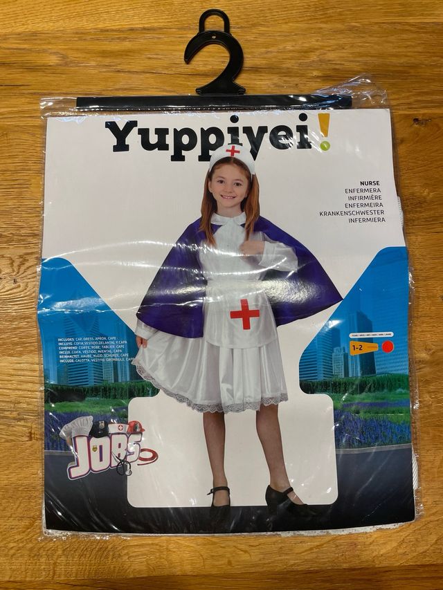 Disfraz niña enfermera 1/2 años