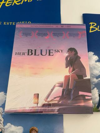 Pack exclusivo película póster y libro Her blue
