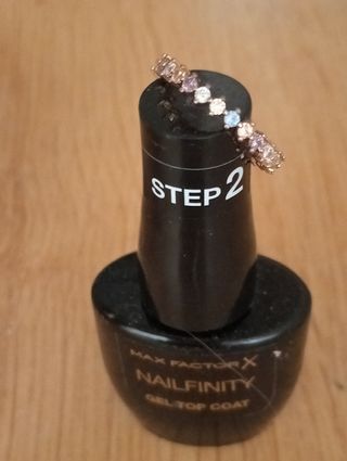 PRECIOSO ANILLO DE PLATA SOBRE ORO