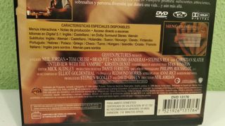 Entrevista con el vampiro película DVD