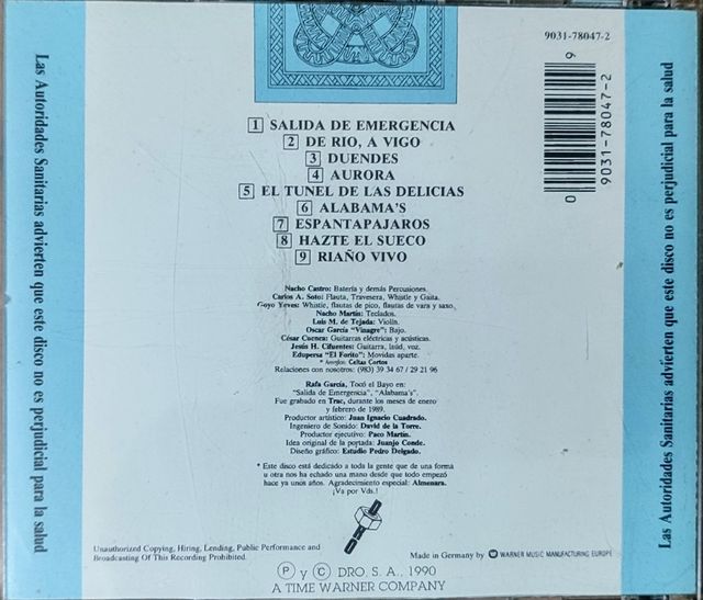 Chaqueta Vaquera y regalo CD de Celtas Cortos