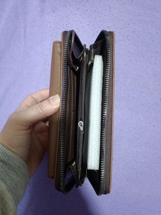 Cartera marrón