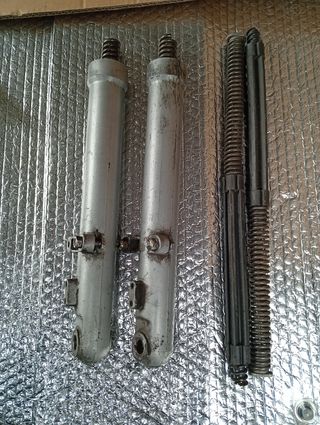 Suspensión delantera vespino