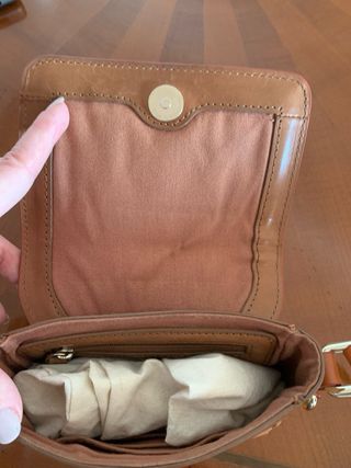 Bolso de cuero bandolera pequeño