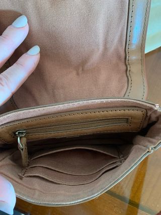 Bolso de cuero bandolera pequeño