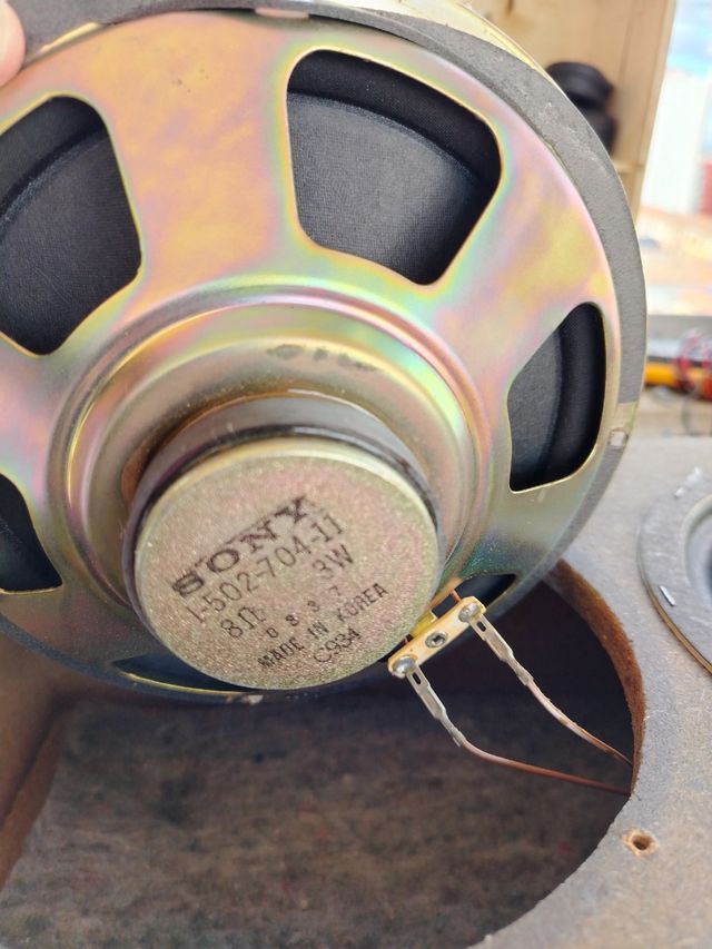 Dos bafles vintage SONY SS27 40 W 8 ohmios