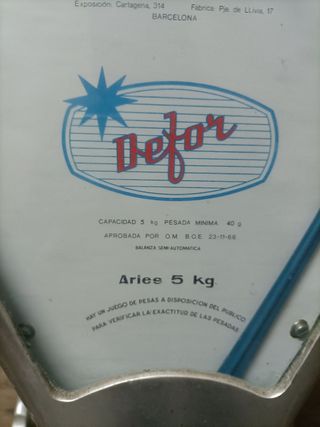 Balanza, bascula antigua