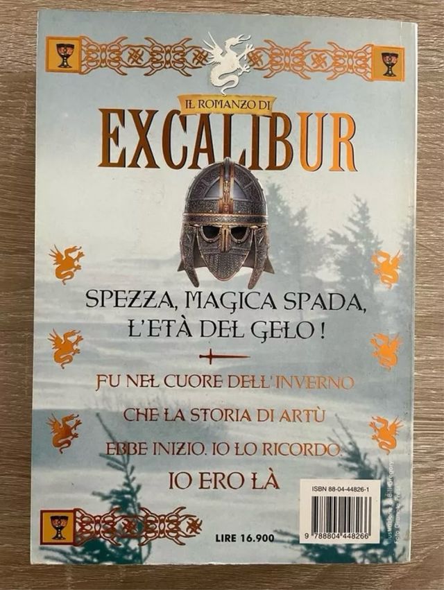 Libro EXCALIBUR Il re d’inverno