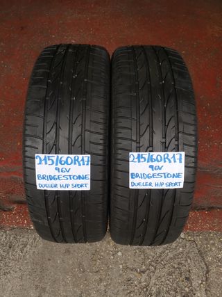 2 neumáticos 215-60R17 BRIDGESTONE 