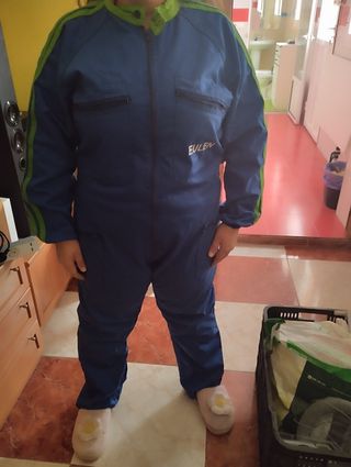 Mono mecánico adulto con cremallera 