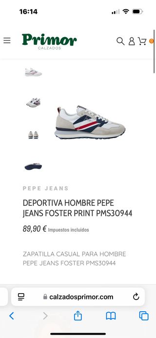 DEPORTIVA HOMBRE PEPE JEANS FOSTER PRINT
