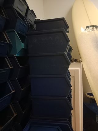 Cajas para almacenamiento de piezas