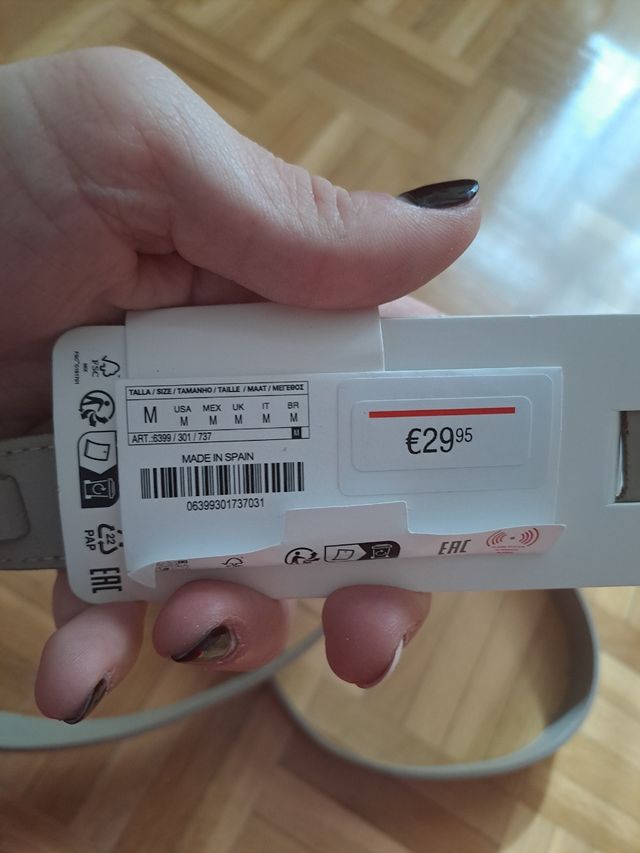 Cinturón Zara Cuero